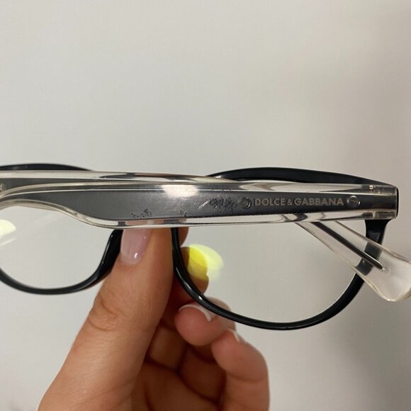 Dolce & Gabbana Black & Clear Glasses - Picture 3 of 5
